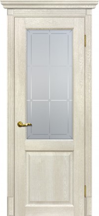 Дверь Мариам Тоскана-1 Бьянко Рисунок Решетка