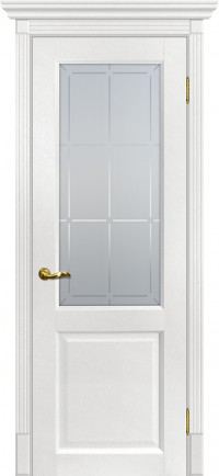 Дверь Мариам Тоскана-1 Пломбир Рисунок Решетка