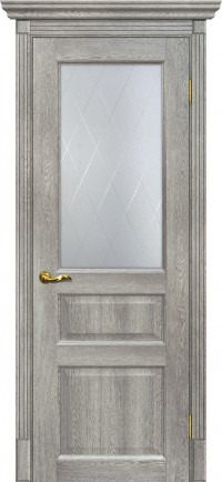 Дверь Мариам Тоскана-2 Чиаро гриджио Контурный полимер Ромб