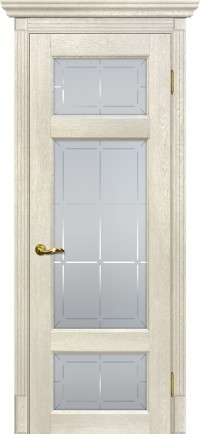 Дверь Мариам Тоскана-3 Бьянко Рисунок Решетка