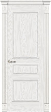 Дверь СитиДорс Лувр-2 Белый ясень Глухая