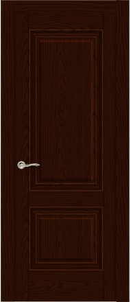 Дверь СитиДорс Элеганс-1 Ясень шоколад Глухая